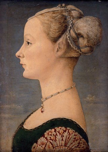 Profile Portrait of a Young Lady (Simonetta Vespucci), c. 1476