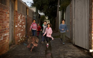 Alley, 11.15 am (from 'The Fitzroy Series'), 2011 by Patricia Piccinini