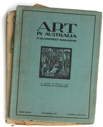 Gums Cover for Art in Australia September