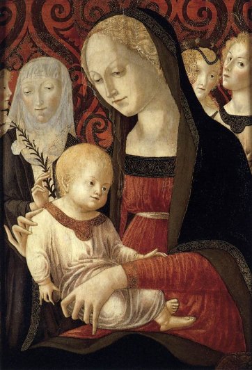 Madonna and Child with Angels and St. Catherine by Francesco di Giorgio Martini