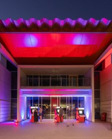 The National Portrait Gallery during Enlighten, February 2025